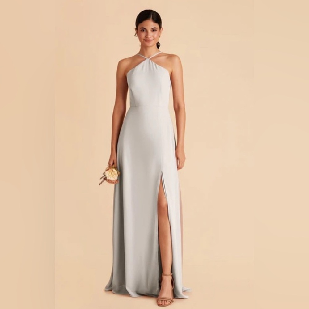 Birdy Grey Juliet Chiffon Dress - Dove Gray